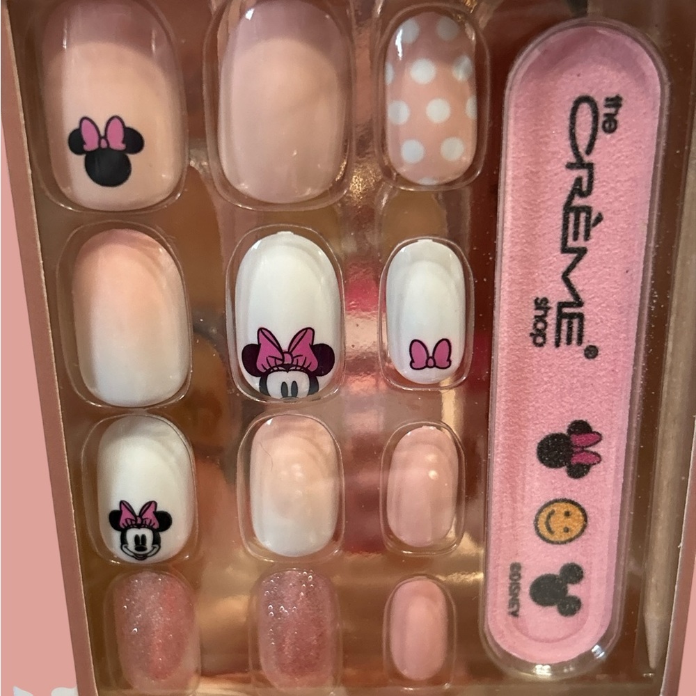 Disney Minnie Mouse Pink and White Nail and Watch Set - Picture 3 of 5